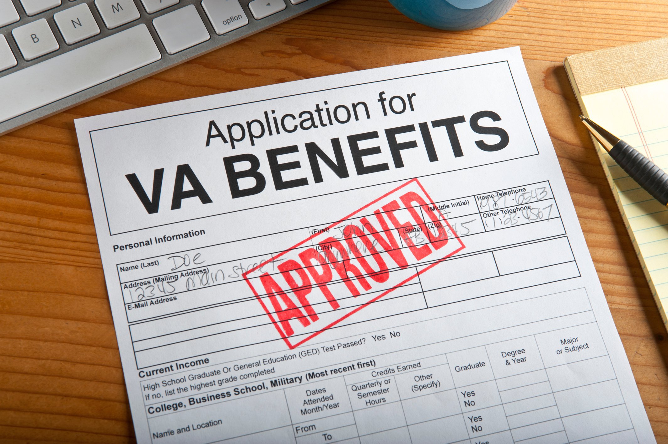 VA Benefit Form